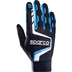 Sparco Hypergrip+ Sim Racing gamingové rukavice, farba: čierno-modrá