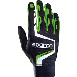 Sparco Hypergrip+ Sim Racing gamingové rukavice, farba: čierno-zelená