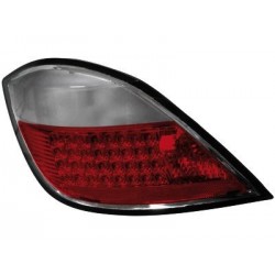 Zadné svetlá Opel Astra H LED Red / Chróm