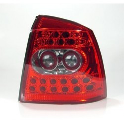 Zadné číre lampy Opel Astra G 3 / 5d LED Červená
