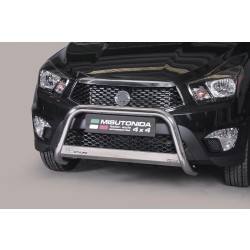 SsangYong Actyon Sports FL nerezový predný ochranný rám 63mm