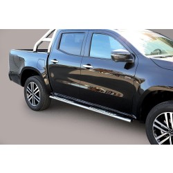 Nerez bočné dizajnové nášľapy Mercedes X Class