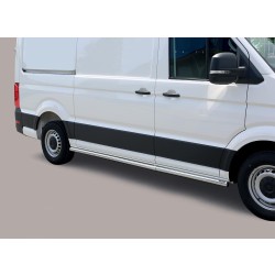 Nerez bočné nášľapy Volkswagen Crafter, 63mm (MWB)