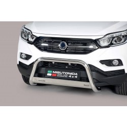 SsangYong Musso nerezový predný ochranný rám 63mm