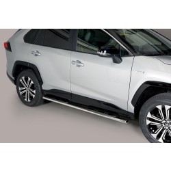 oválne bočné nášľapy Misutonida so stúpadlami pre Toyota RAV 4 / hybrid, od r.v. 2019-> , nerezové, 95x60mm