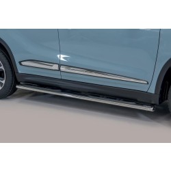 oválne bočné nášľapy Misutonida so stúpadlami pre Suzuki Vitara, od r.v. 2019-> , nerezové, 95x60mm