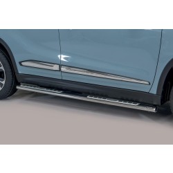 Nerez bočné dizajnové nášľapy Suzuki Vitara 2019