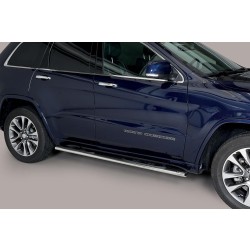 oválne bočné nášľapy Misutonida so stúpadlami pre JEEP Grand Cherokee, od r.v. 2015- , nerezové, 95x60mm (NE pro Summit)