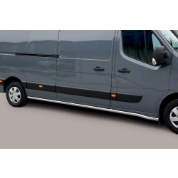 Nerez bočné nášľapy Renault Master 2019 L3 - Ø 63mm
