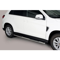 oválne bočné nášľapy Misutonida so stúpadlami pre Mitsubishi ASX, od r.v. 2010-> / 2017-> / 2019-> , nerezové, 95x60mm