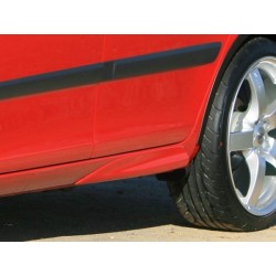 Škoda Fabia II - Zadné rozšírenie prahov, ABS-čierný