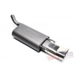 TA Technix športový výfuk - Opel Corsa B hatchback 3 / 5dver. (93-00), 1x 70x140 mm DTM oválna zahnutá nerezová koncovka s obrubou