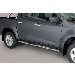 Nerez bočné dizajnové nášľapy ISUZU D-MAX III