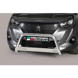 Peugeot 2008 II nerezový predný ochranný rám 63mm