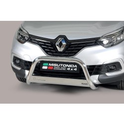Renault Captur nerezový predný ochranný rám 63mm