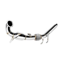 Nerezová downpipe pre Škoda Superb III 1.8 TSI 2015- +silencer
