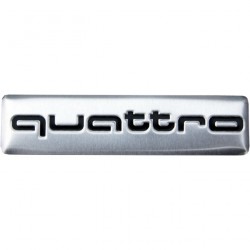 Nálepka alu quattro