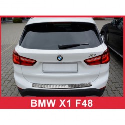 Nerezový chránič zadného nárazníka - BMW X1 F48 (09/2015->)