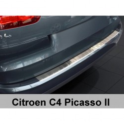 Nerezový chránič zadného nárazníka - Citroen C4 Picasso (02/2013->)