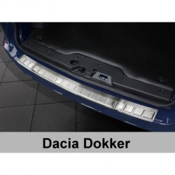Nerezový chránič zadného nárazníka - Dacia Dokker (11/2012->)