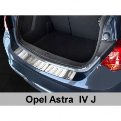 Nerezový chránič zadného nárazníka - OPEL Astra J Hatchback Facelift