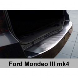 Nerezový chránič zadného nárazníka - Ford Mondeo Combi (2007 - 2010)