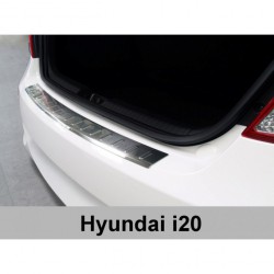 Nerezový chránič zadného nárazníka - Hyundai i20 (08/2008 - 11/2014) - 5 dv