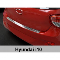 Nerezový chránič zadného nárazníka - Hyundai i10 (12/2013->)