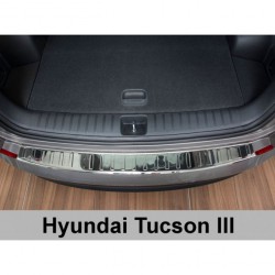 Nerezový chránič zadného nárazníka - Hyundai Tucson (2015->)
