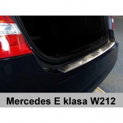 Nerezový chránič zadného nárazníka - Mercedes Benz E W212 Sedan (01/2009 - 2013)