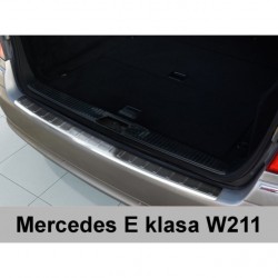 Nerezový chránič zadného nárazníka - Mercedes Benz E S211 Combi (03/2003 - 07/2009)