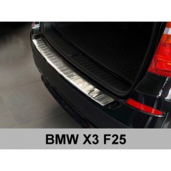 Nerezový chránič zadného nárazníka - BMW X3 [F25] (09/2010 - 2014)