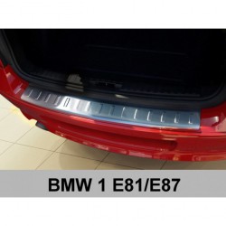 Nerezový chránič zadného nárazníka - BMW 1 [E81] Facelift (2007 - 2011) - 3 dv.