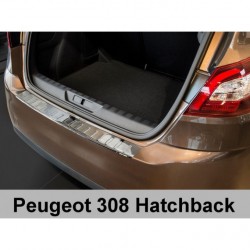 Nerezový chránič zadného nárazníka - PEUGEOT 308 Hatchback