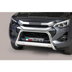 Isuzu D-MAXX III facelift nerezový predný ochranný rám 63mm