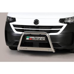 Volkswagen Transporter T7 Nerezový predný ochranný rám 63mm
