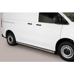 Bočné nerezové nášľapy Volkswagen Transporter T7 L1 - oválne