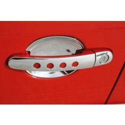Škoda Roomster - Kryty pod kľučky - malé, ušľachtilá oceľ (2 ks)