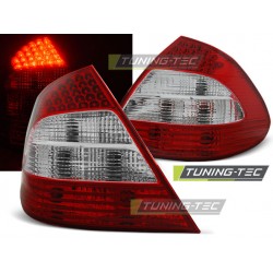 MERCEDES W211 E-KLASA 02-06 SEDAN - zadné LED svetlá červeno biela