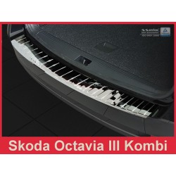 NEREZ Kryt prahu zadných dverí Škoda Octavia III Combi - leštěný