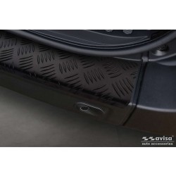 ALU Kryt prahu zadných dverí Renault Master III - čierny drážkovaný