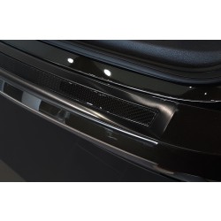 NEREZ Kryt prahu zadných dverí BMW X6 F16 - grafit nerez-karbon