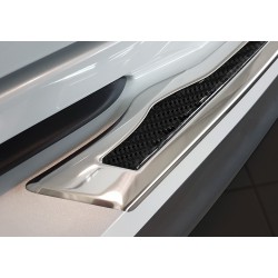 NEREZ Kryt prahu zadných dverí Toyota C-HR - nerez-karbon