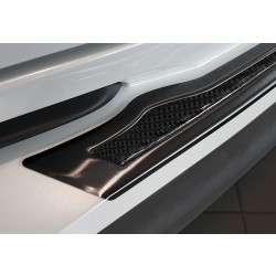 NEREZ Kryt prahu zadných dverí Toyota C-HR - grafit nerez-karbon