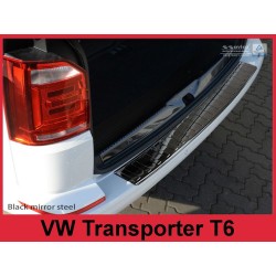 NEREZ Kryt prahu zadných dverí VW Transporter T6 - čierny grafit lesklý
