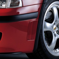 Škoda Octavia I facelift - Bočné výduchy predného nárazníku, čierna metalíza