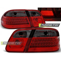 MERCEDES W210 E-KLASA 95-02 SEDAN - zadné LED svetlá červeno dymová