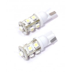 LED žiarovky T10 - Biele 9 Ledkové