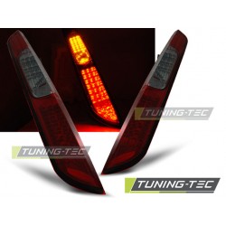 FORD FOCUS MK2 04-08 HTB - zadné LED svetlá červeno dymová