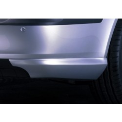 Škoda Octavia II - zadné rozšírenie nárazníka, strieborný matný